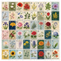 50PCS Plant Stamps Transparency Graffiti Stickers Creative Cartoon Decal Decoration Luggage Phone Cup Guitar Scrapbook Kid Toys
