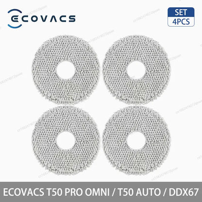 ECOVACS T50 PRO OMNI / T50  AUTO / DDX67 Robot Vacuum Cleaner Accessories Main Side Brush Hepa Filter Mop Cloth Dust Bag Parts