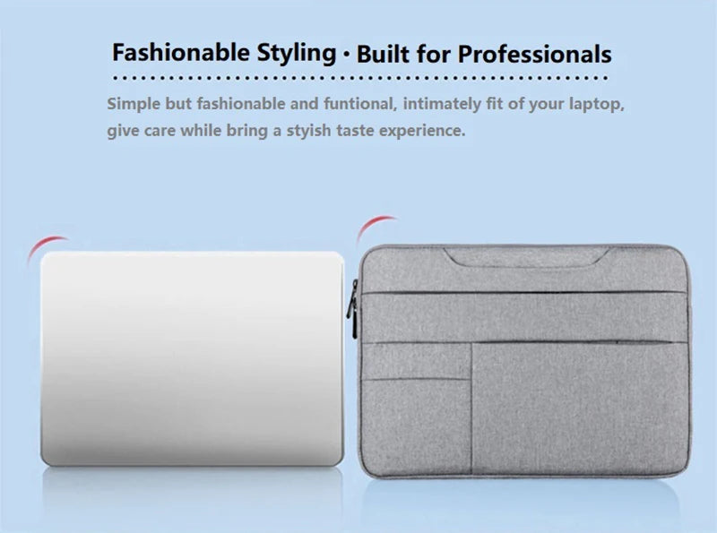 Water-resistant Universal Laptop Bag Sleeve 11 12 13 14 15 15.6 inch Notebook for Macbook Computer Handbag Briefcase Travel Bag