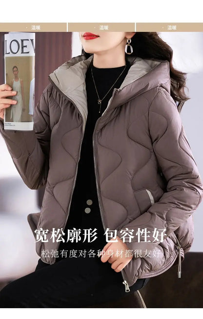 Hooded Parkas Women Winter 4XL Korean Fashion All-match Coats Thicken Keep Warm Streetwear Cold Wear Casual Female Outwear Ins