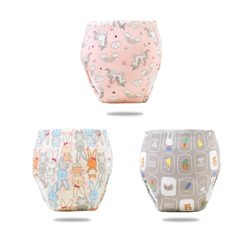 Reusable Elinfant Ecological Baby Diaper Training Pants Waterproof Washable Cotton Cleanliness Learning Panties Breathable Cloth