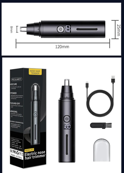 Nose Hair Trimmer USB Rechargeable Trimmer For Nose Electric Shaver Trim Nose Hair For Women And Men