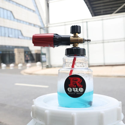 KAIKARAI High-Pressure Cleaning Gun Black-red Foam Watering Can Simple Car Washing Tools Outdoor Garden Washing Machine Bubbler