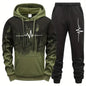 High Quality Men's Tracksuit Casual Jogging Men Versatile Sweatshirts Sweat Pants Fashion Comfort Daily Sports Simple Hoodie Set