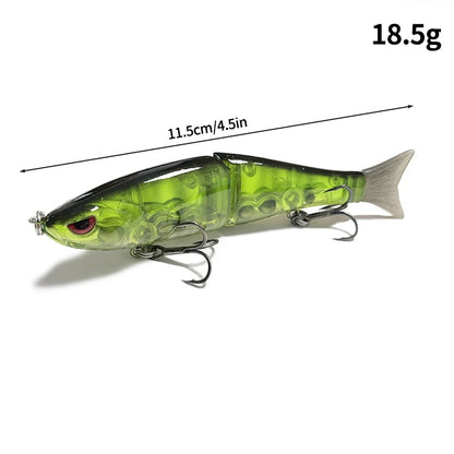 11.5cm/18.5g Balam Glide Bait Catfish Joint Giant Hard Bait Swimbait for Pike Bass Saltwater Glide Bait Leurre De Pêche