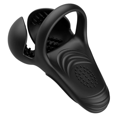 Penis Cock Ring Male Vibrator Perineal  Stimulator 10 Vibrating  Ejaculation Delay 360° Wrapping Testicle Adult Sexy Toy