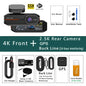 4K 3840*2160P Dash Cam WiFi GPS ADAS Front 4K Rear 2.5K DVR Video Recorder 24H Night Vision Dashcam Car Camera For Car Black Box