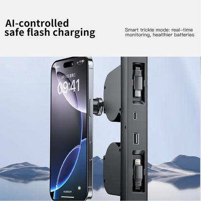 YZ For Tesla Model 3/YYL Juniper Highland 2026 45W Central Control Fast Charging Expansion Dock Car Intelligent Adapter Splitter