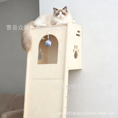 The cat scratching board is wear-resistant and does not drop debris. The scratch-resistant corrugated paper is anti-cat scratchi