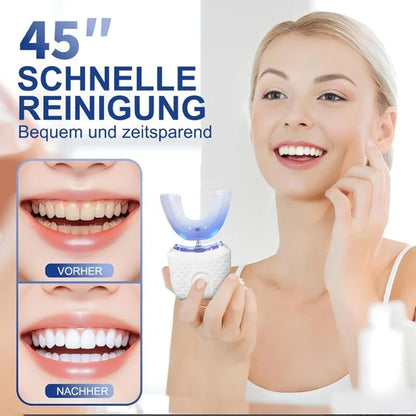 U-shaped Ultrasonic Electric Toothbrush 3 Modes Silicone Automatic Teeth Whitening Oral Care