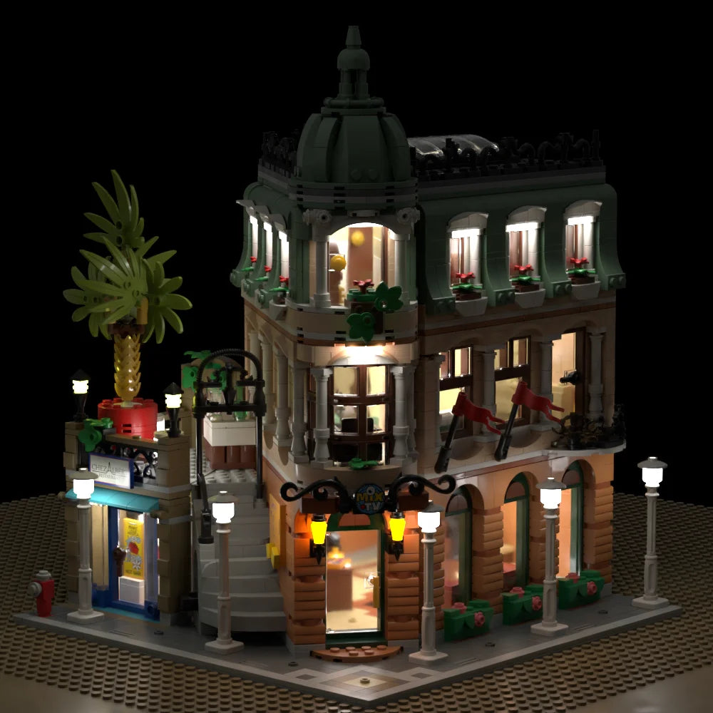 15pcs City Street Light Led (10 in 1 USB Powered) Building Block Lamp MOC Compatible with Bricks DIY 2039 11062