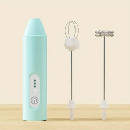 Electric Mini Egg Beater, Cream Coffee Whisk, Milk Frother, Handheld Frother, Used for Making Cakes and Pastries