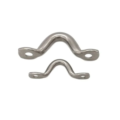 10Pcs 4mm 5mm 6mm Stainless Steel Pad Eye Strap for Boat Door Handle Pull Door Hardware Knob Handle Boat Yacht Ship Doorknob