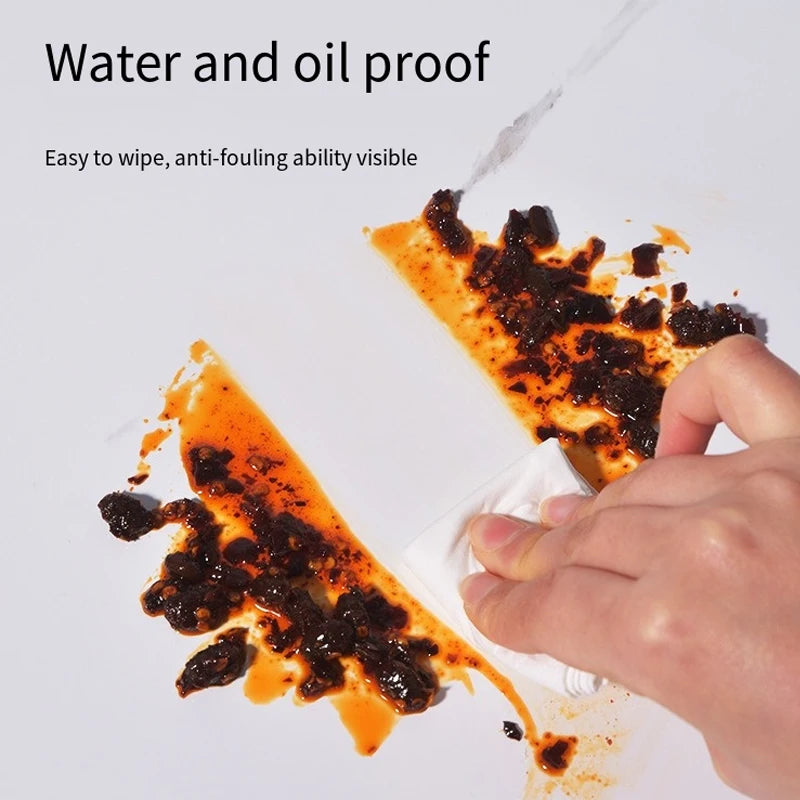 55CM DIY Adhesive Wall Wallpaper Marble Dining Room Kitchen Cabinet Decoration Mold Resistant And Waterproof Wall Sticker Home