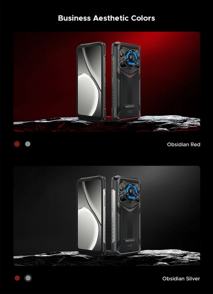 Global Version DOOGEE Blade20 Play 5G Rugged Phone 6.6'' Gemini Al 125dB Speaker 10300mAh Battery NFC Android 15 Mobile Phone