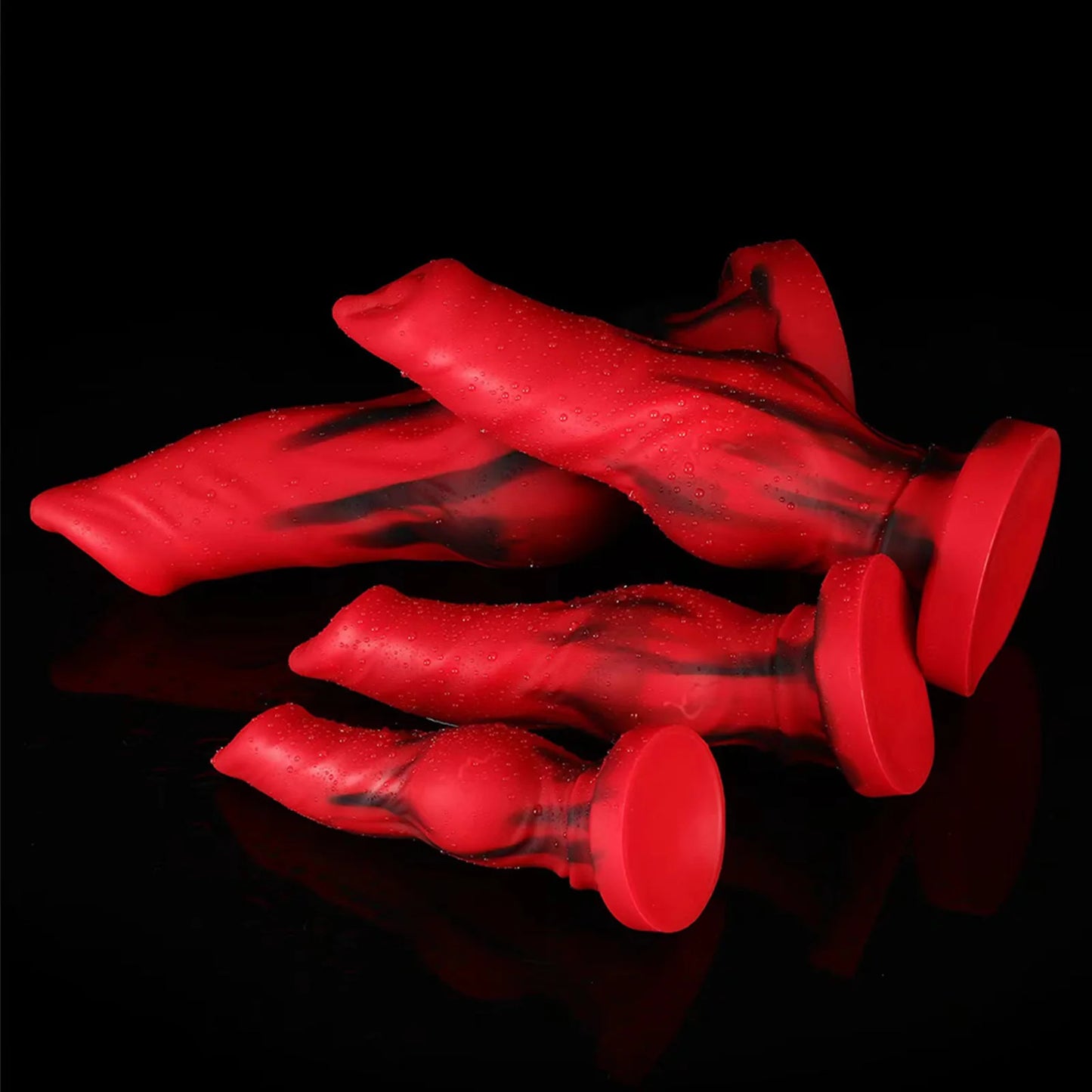 18+ Soft Silicone Dog Knot Dildo Penis Animal Dildo Realistic Gigante Sexy Adult Red Black Colors Big Dildos Sexy TоY Xxl Sextoy
