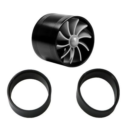 Car Air Intake Turbonator Single Fan Turbine Automobile Intake Turbo Vehicle Engine Turbocharger Power Conversion Accessories