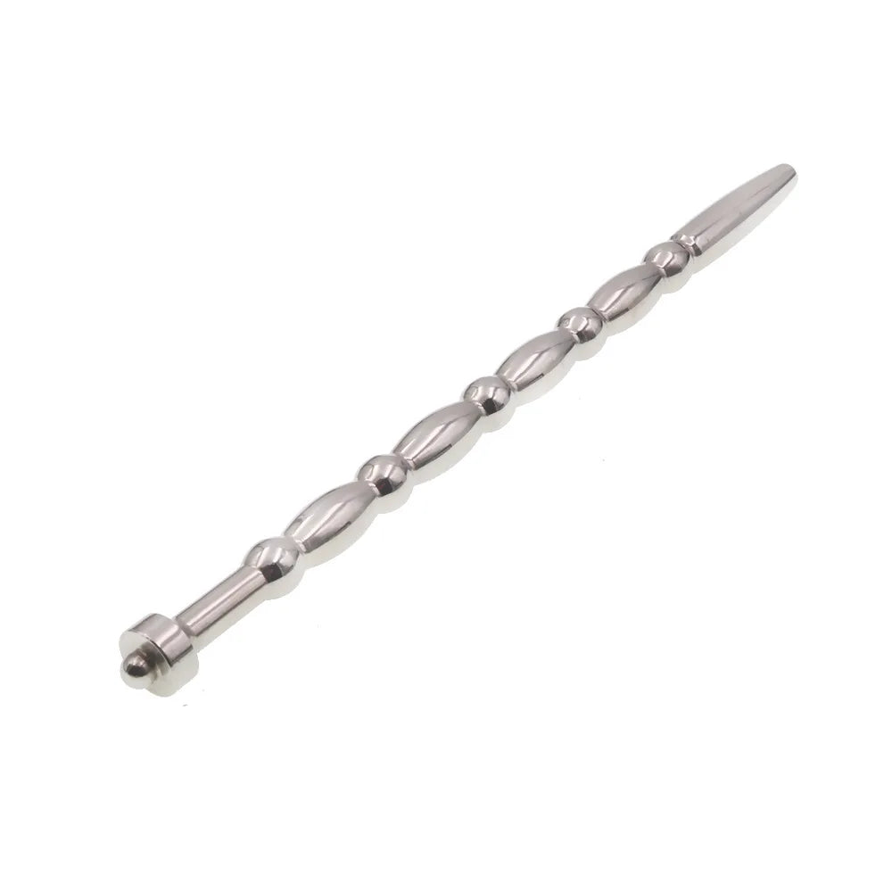 Male Eye Stick Urethral Insertion Stick Pulse Pulling Bead Urinary Blockage Ultra Long Stainless Steel Masturbation Orgasm Tool