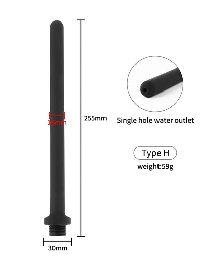 Soft Silicone Enema Kit  Multi Size Vaginal Anal Douche Heads  Professional Intimate Cleaning for Constipation Relief  Adult Toy
