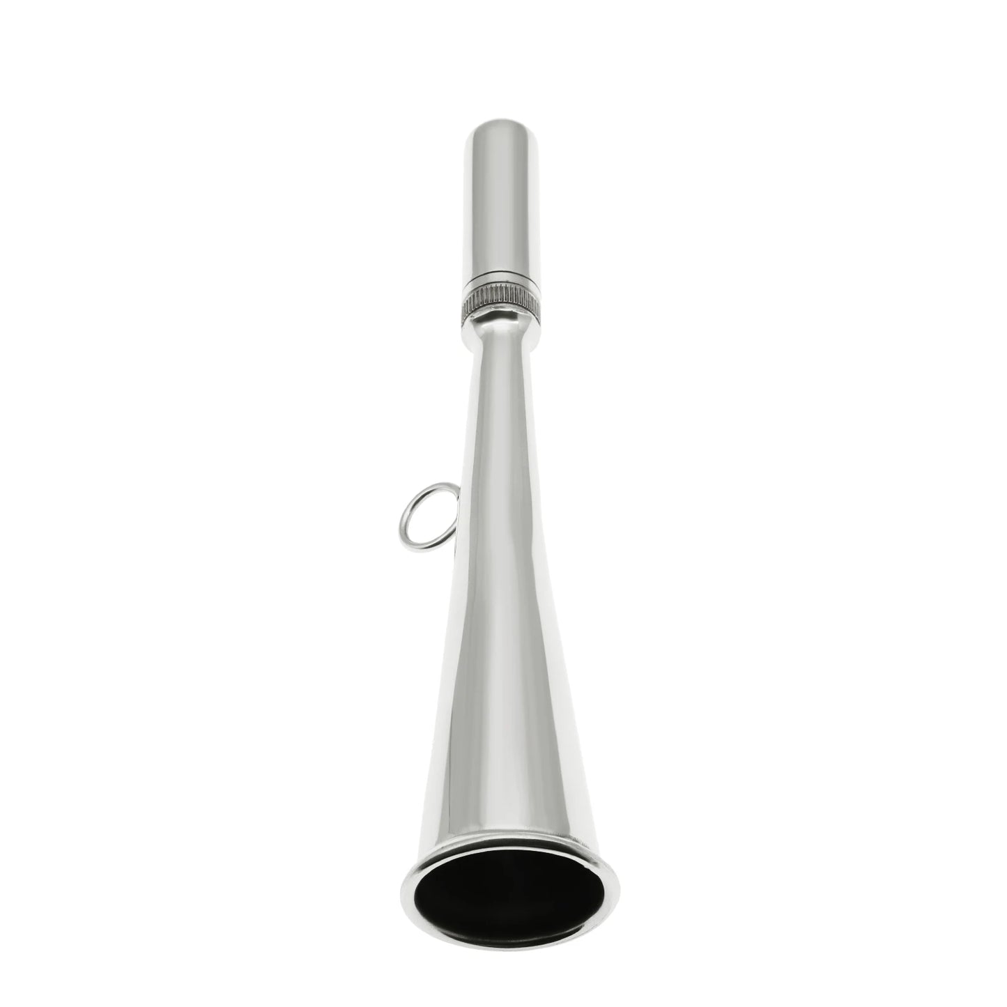 AD Foghorn Stainless Steel Fog Horn Boat Foghorn Handheld Foghorn with Removable Mouthpiece for Yacht Marine Safety