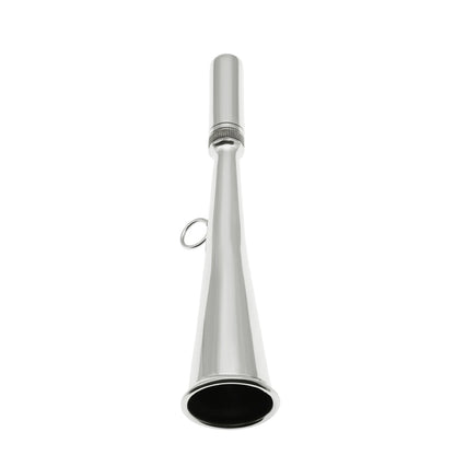 AD Foghorn Stainless Steel Fog Horn Boat Foghorn Handheld Foghorn with Removable Mouthpiece for Yacht Marine Safety