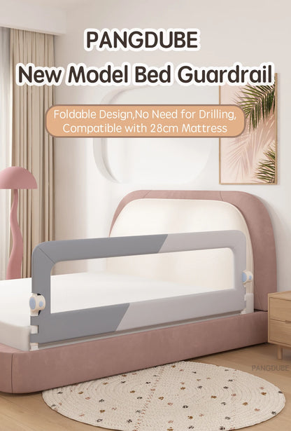 PANGDUBE 1pc Baby Bed guardrail Baby Safety Bed Barrier Children's Safety Bed Rail Guard for Kids Fall Out Protection
