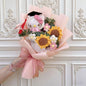 Cartoon Anime Series Hellokitty Kulomi Plush Toys Creative Graduation Bouquet Children's Day Birthday Graduation Gifts For Kids
