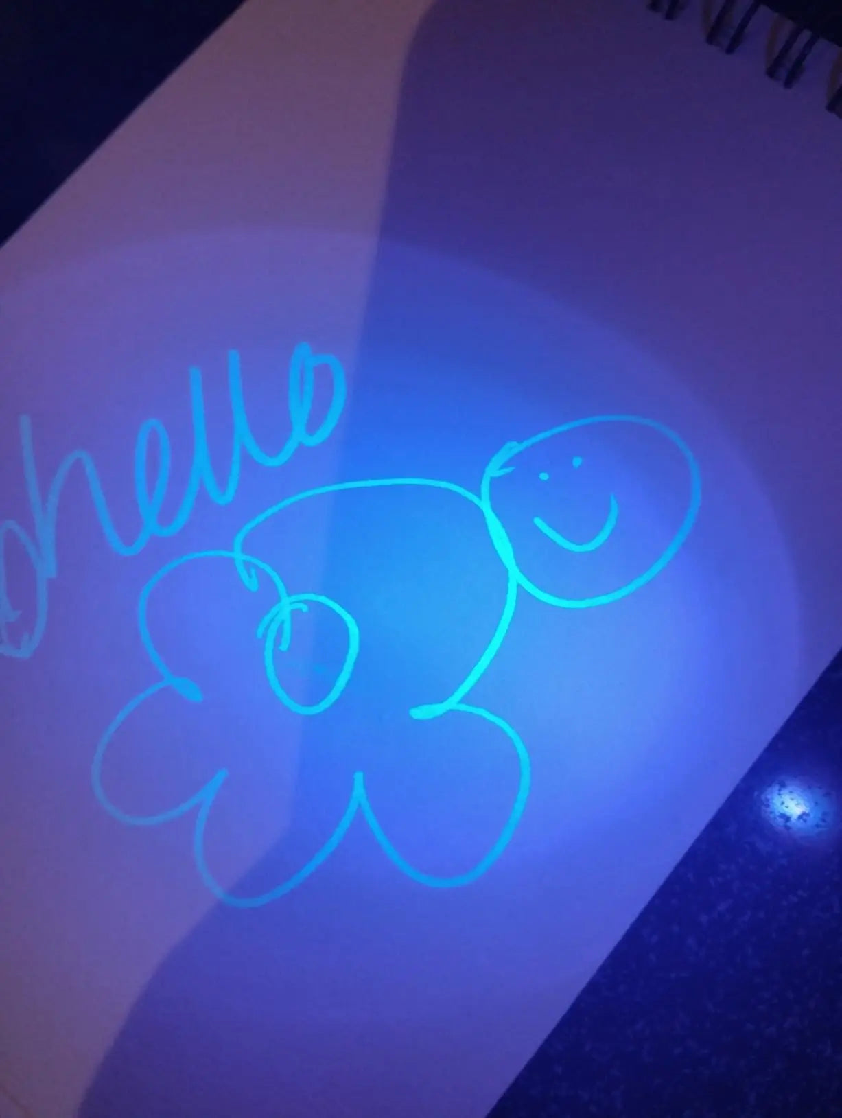 Invisible Ink Pens with UV Light,8 Colors Glow ,Secret Message Writing Detective Party Favors, Birthday Christmas