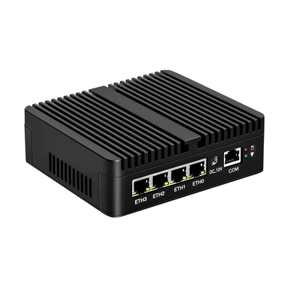 12th Gen Intel N150 N100 7305 Firewall Router 4x I226-V 2.5G LAN N5105 J6412 Fanless Mini PC Barebone Computer OPNsense PfSense