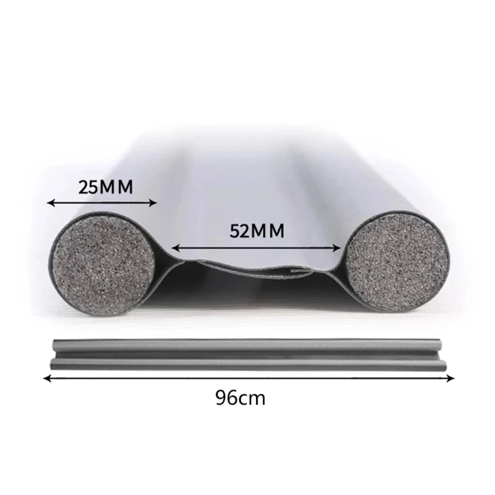 96CM Windproof Seal Strips Draught Excluder Stopper Door Bottom Guard Double Protectors Doorstop Dust-proof Blocker Sealers
