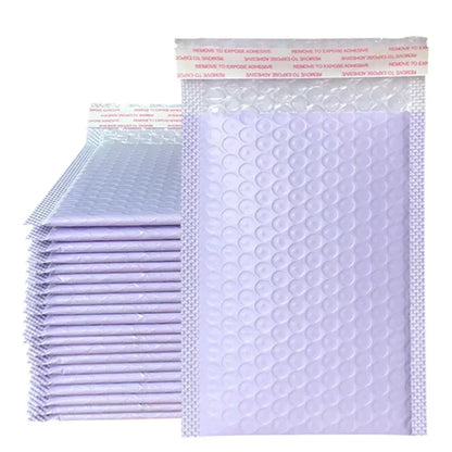 100pcs Bubble Mailers Pink Poly Bubble Mailer Self Seal Padded Envelopes Gift Bags For Book Magazine Lined Mailer Self Seal