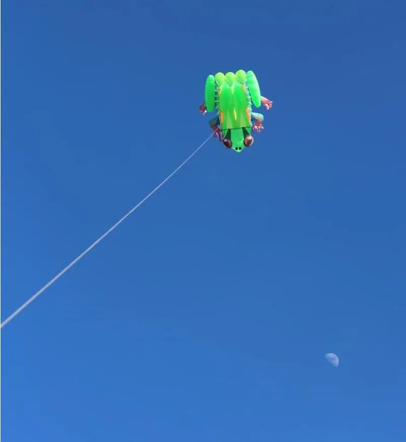Frog kite cometas profesionales kite flying cerf volant gonflable outdoor games aquilone acrobatico vlieger haspel parplan pipa