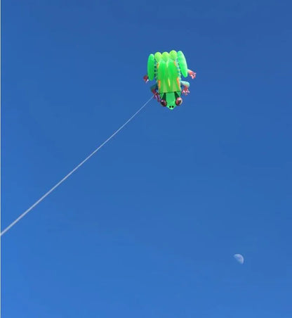 Frog kite cometas profesionales kite flying cerf volant gonflable outdoor games aquilone acrobatico vlieger haspel parplan pipa