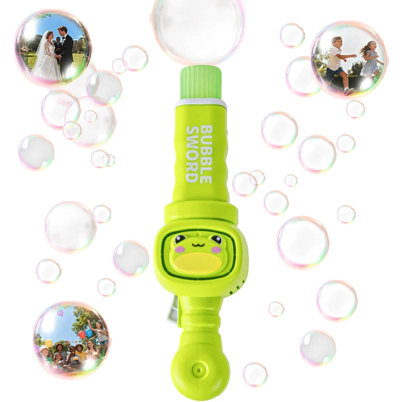 Elastic Bubble Fog Magic Wand Cute Animal Smoke Bubble Machine Summer Party Outdoor Toy Colorful Lighting Bubble Blowing Machine