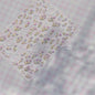White Flower Petal Cherry Blossom Peach Blossom Falling Petal Floral Gradient 5D Self Adhesive Nail Art Sticker Manicure Decals