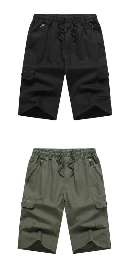 Big Size Men's Sports Casual Shorts Fashion Loose Straight Cargo Shorts Cotton Comfortable Beach Running Short Pants