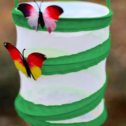 Collapsible Insect Cage Mesh Habitat Bird Butterfly Mantis Stick Grid Breeding Cricket Net Cloth Farm Cocoon Silkworm Hatch Cage