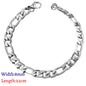 LUXUKISSKIDS Stainless Steel Couple Men/Woman Bracelets Fashion Curb Cuban Link Chains On Hand Rock Bracelet Wrist Jewelry Gifts