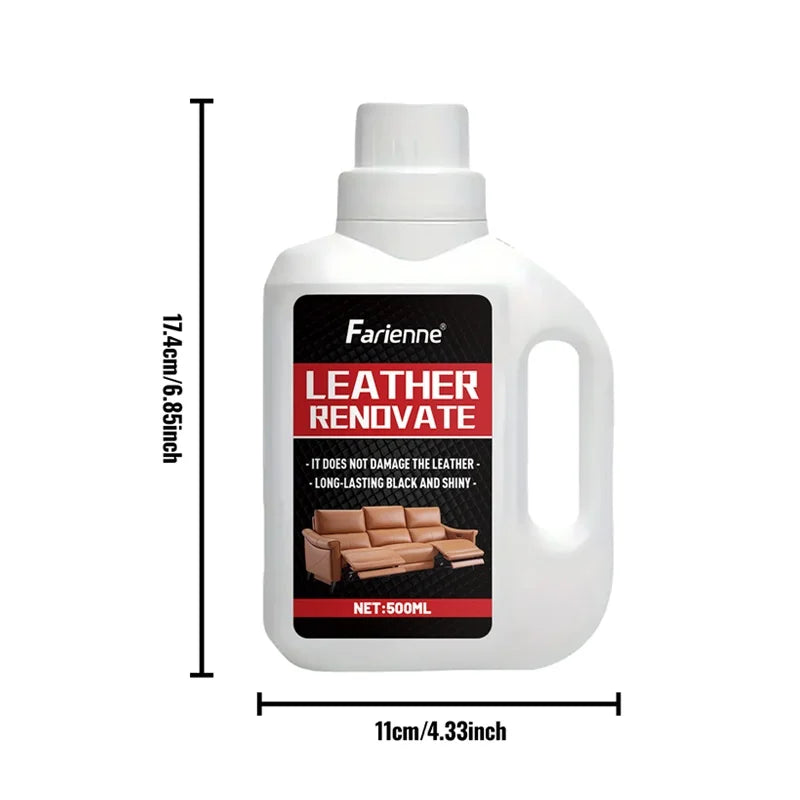 500ML Leather Care Cream, Restores Various Leathers, Car Seats, Sofas,Jackets,Shoes,All Colors Bags,Leather Clothing Maintenance