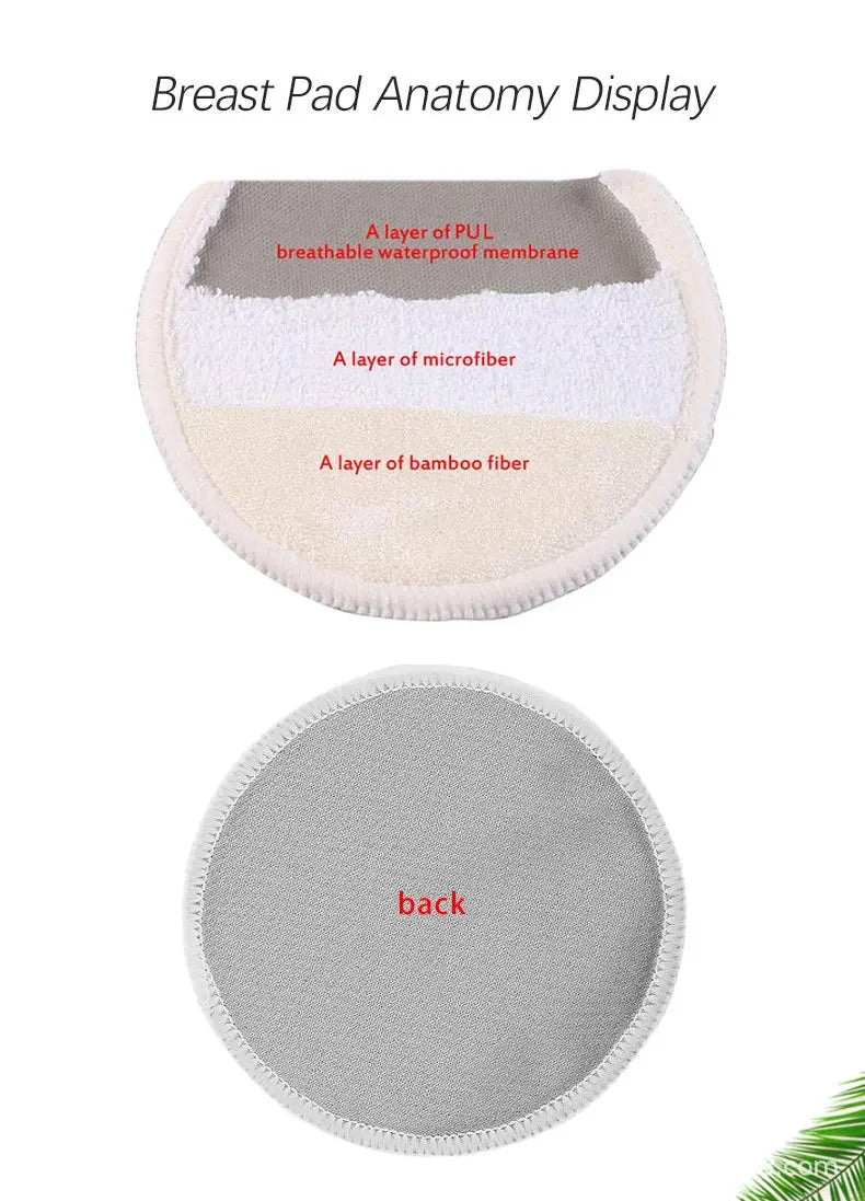 Leak Proof Washable Dry and Anti Overflow Breast Pad for Pregnant Women Reusable Breast Patch Pad for Pregnant Women