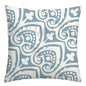 Lake blue white geometric linen pillowcase sofa cushion cover home decoration can be customized for you 40x40 45x45 50x50 60x60