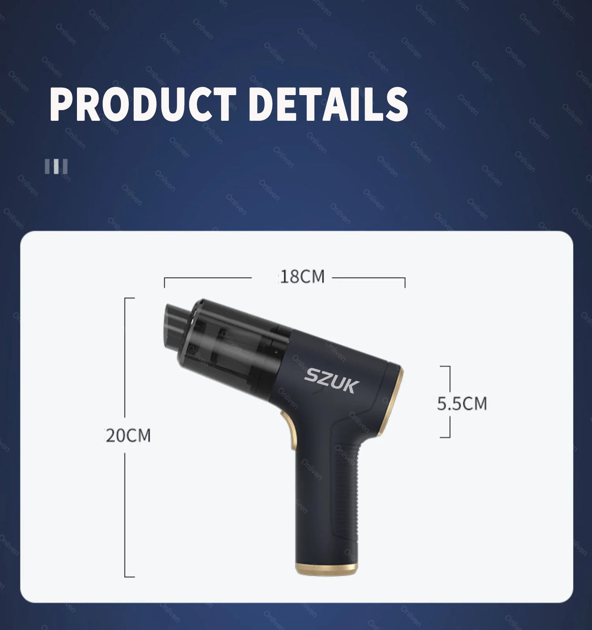 SZUK 2026 New Mini Vacuum Cleaner 780000PA Powerful Cordless Vacuum Cleaner Mini Blower Handheld Portable Car Vacumm Cleaner