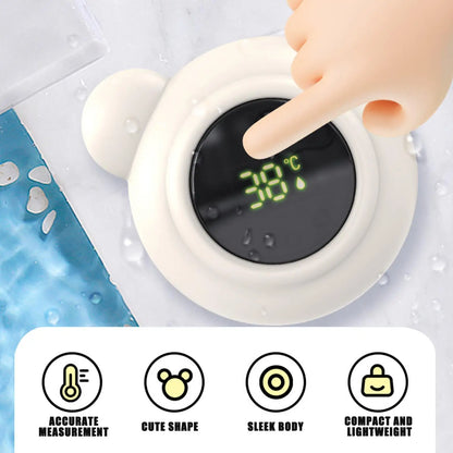 Baby Bath Thermometers Digital Safe Bath Water Thermometers With LED Display Toddler Care Tool for Travel Nursery Pediatric