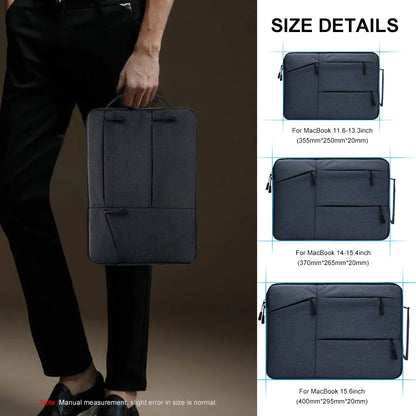 Laptops Bag 12 13 14 15.4 15.6 16 Inch Waterproof Notebook Case Sleeve For Macbook Air Pro Lenovo Computer Handbag Briefcase Bag