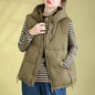 Schinteon Women 90% White Duck Down Vest with Hood Autumn Winter Over Size Casual Sleeveless Jacket Top Fashionable Gilet 2026