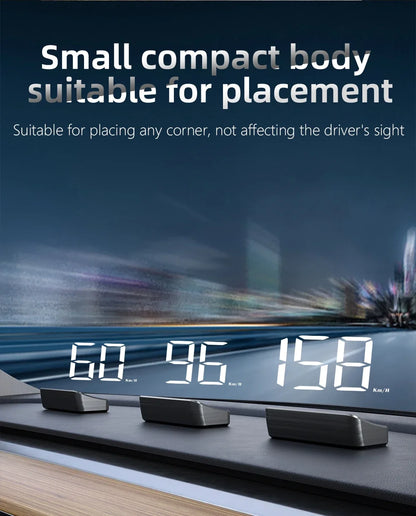  M2 Universal GPS HUD Car Speedometer Projector With Speed KMH Head Up Display Car USB Cable Plug & Play GPS & Beidou System