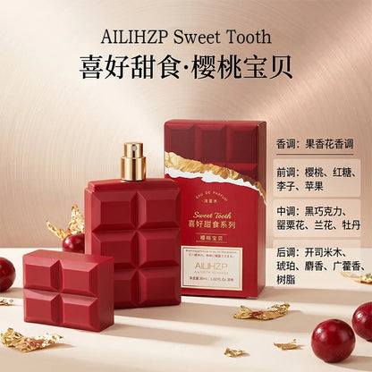 Sweet Chocolate Unisex Perfume 100ml Sweet Fragrance Long-lasting Scent Body Spray Creative Design Must-have For Daily Commutes