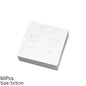 50/100Pcs 5x4cm Earring Cards Cardboard Labels DIY Jewelry Display Stand Holder Small Businesses Selling Packaging Supplies