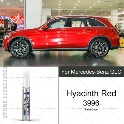 For Mercedes-Benz GLC Car Paint Repair Pen Touch Up Scratch Remover DIY Auto Accessories Gray 7992 White 149 Blue 896 Red 3996