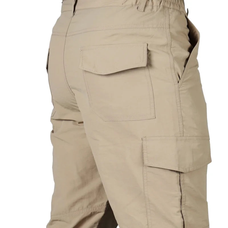 Male Cargo Pants Men Army Military Tactical Pants Streetwear Jogger Trekking Hiking Mountain Work Tourism Trousers Slim Fit